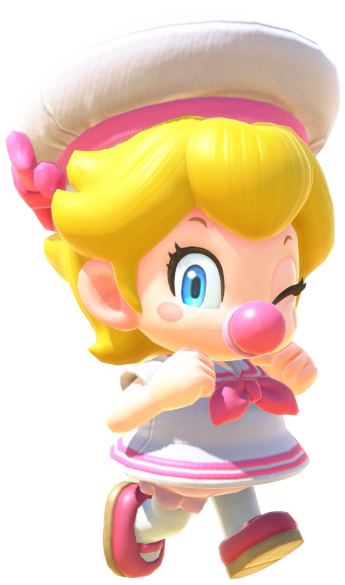 Transparent Baby Peach Sailor Costume Render 11