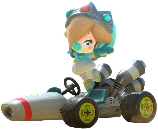 Transparent Baby Rosalina Pro Racer Costume Render 1