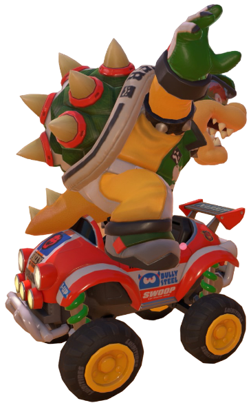 Transparent Bowser Pro Racer Costume Render 1