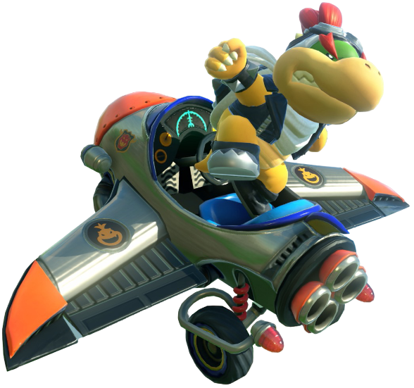 Transparent Bowser Jr. Biker Jr. Costume Render 6