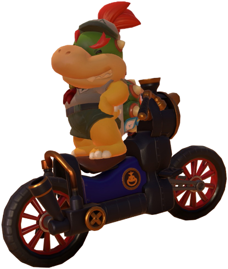 Transparent Bowser Jr. Explorer Costume Render 6