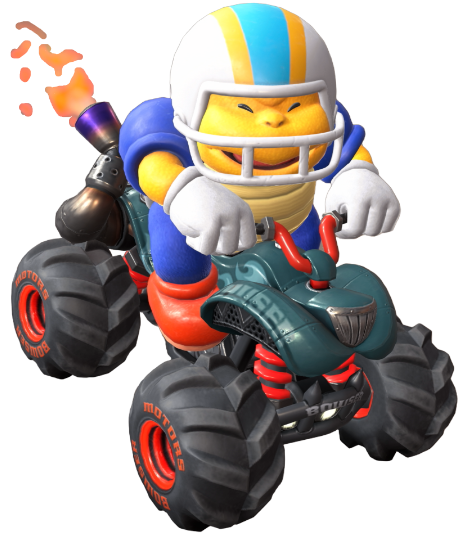 Transparent Chargin Chuck Default Costume Render 6
