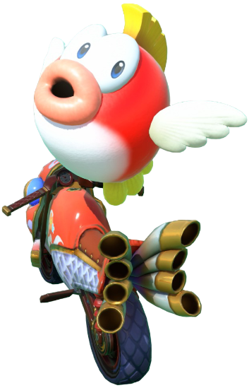 Transparent Cheep Cheep Default Costume Render 6