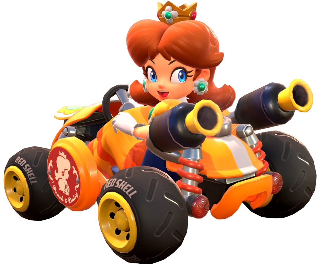 Transparent Daisy Default Costume Render 1