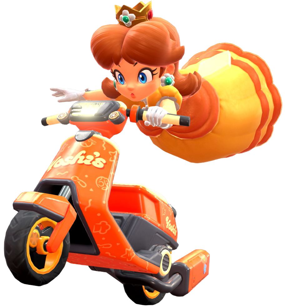 Transparent Daisy Default Costume Render 10