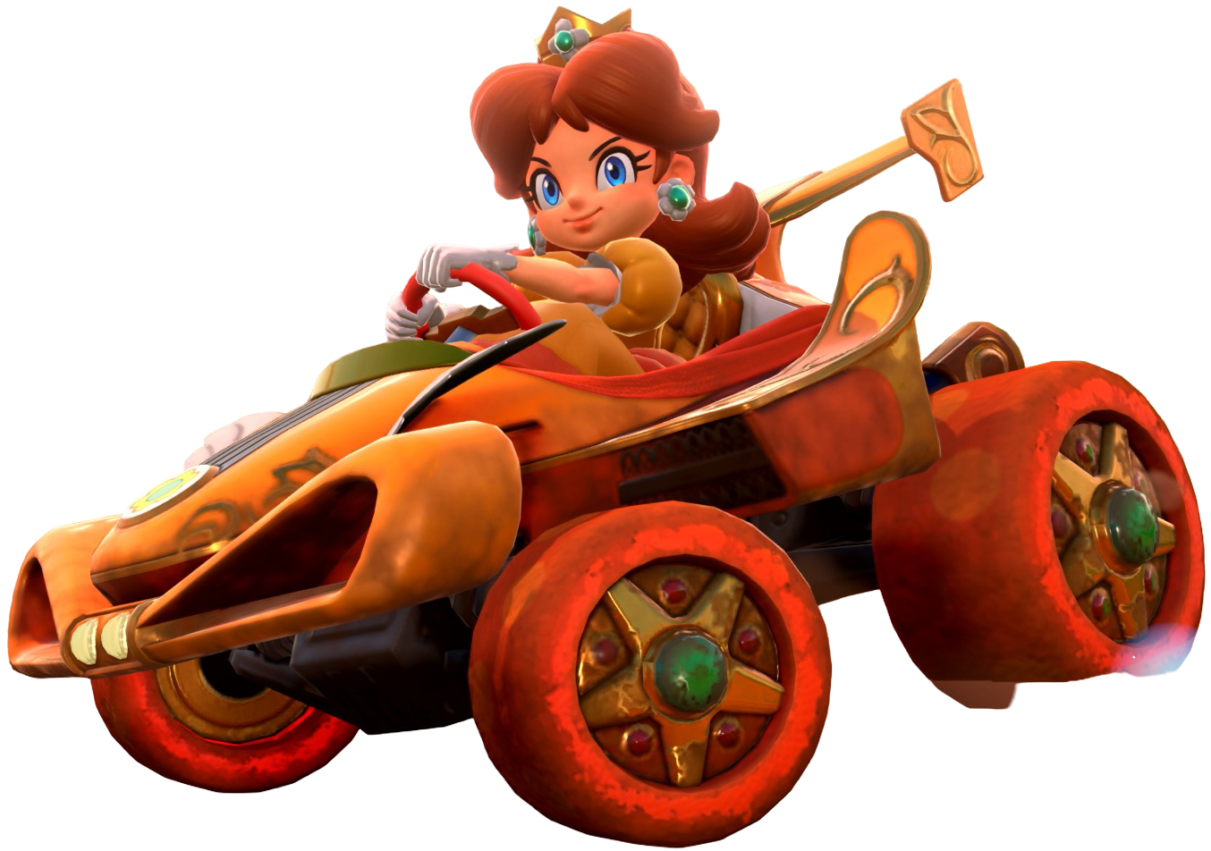 Transparent Daisy Default Costume Render 3