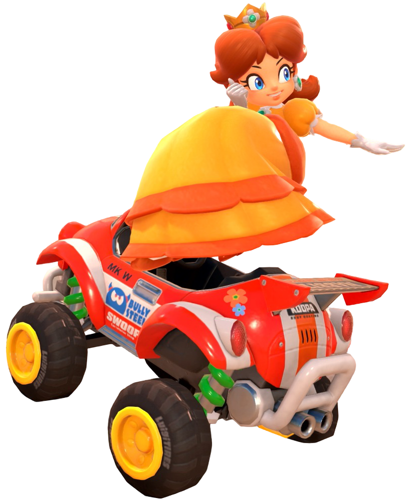 Transparent Daisy Default Costume Render 4