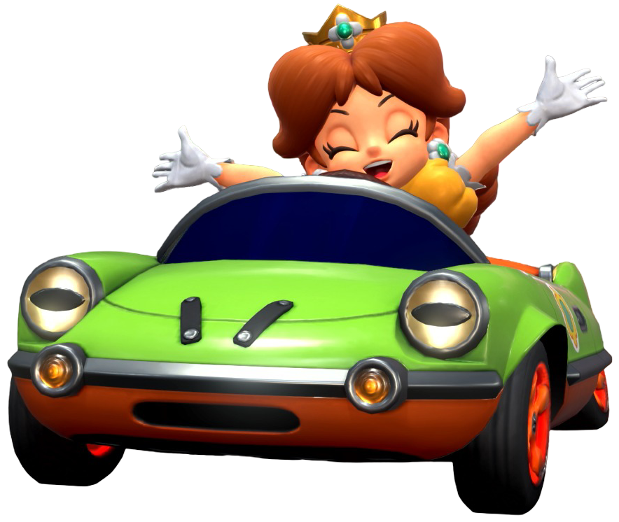 Transparent Daisy Default Costume Render 5