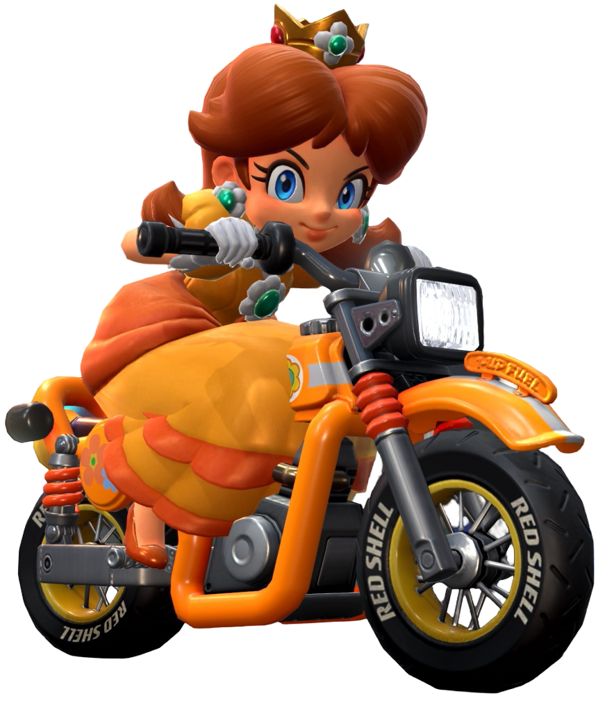 Transparent Daisy Default Costume Render 6