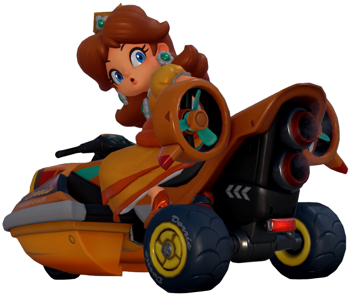 Transparent Daisy Default Costume Render 7