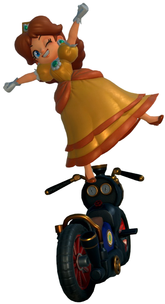Transparent Daisy Default Costume Render 8