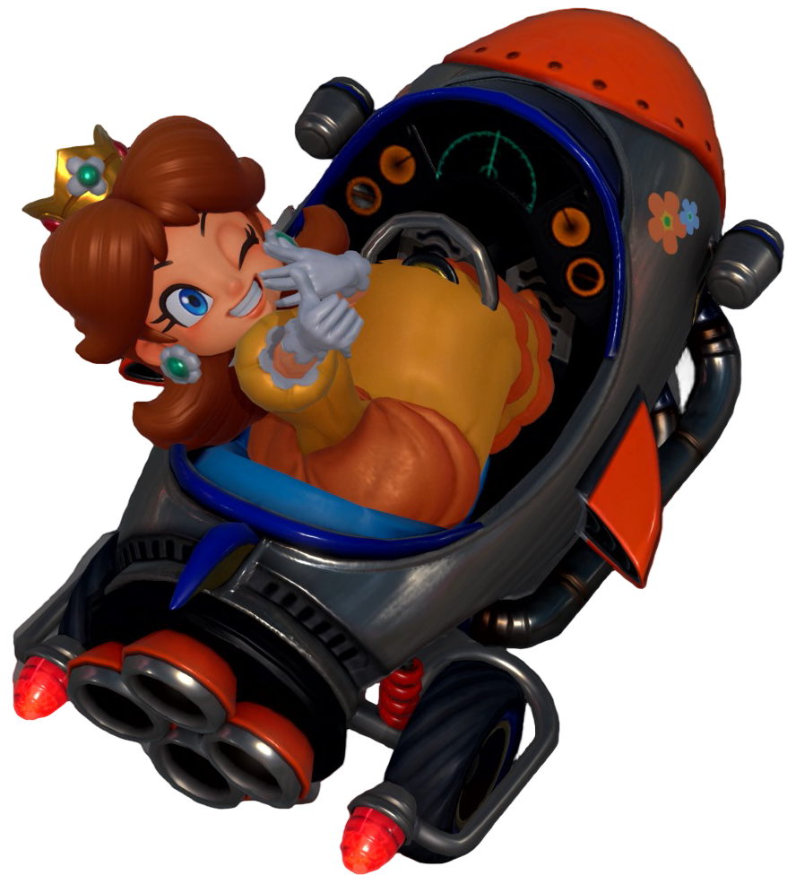 Transparent Daisy Default Costume Render 9
