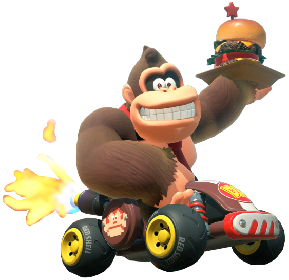 Transparent Donkey Kong Default Costume Render 1