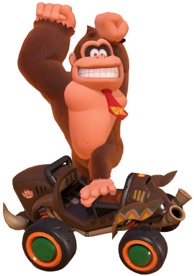 Transparent Donkey Kong Default Costume Render 2