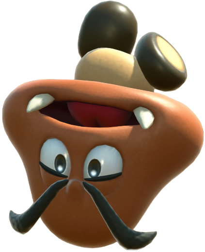 Transparent Goomba Default Costume Render 12