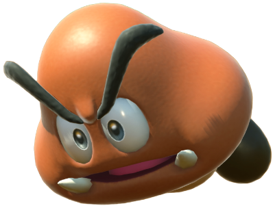 Transparent Goomba Default Costume Render 14