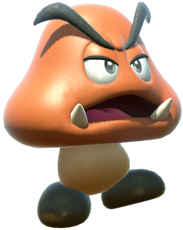 Transparent Goomba Default Costume Render 15