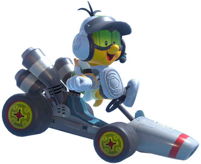 Transparent Lakitu Pit Crew Costume Render 1
