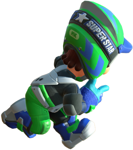 Transparent Luigi All-Terrain Costume Render 13