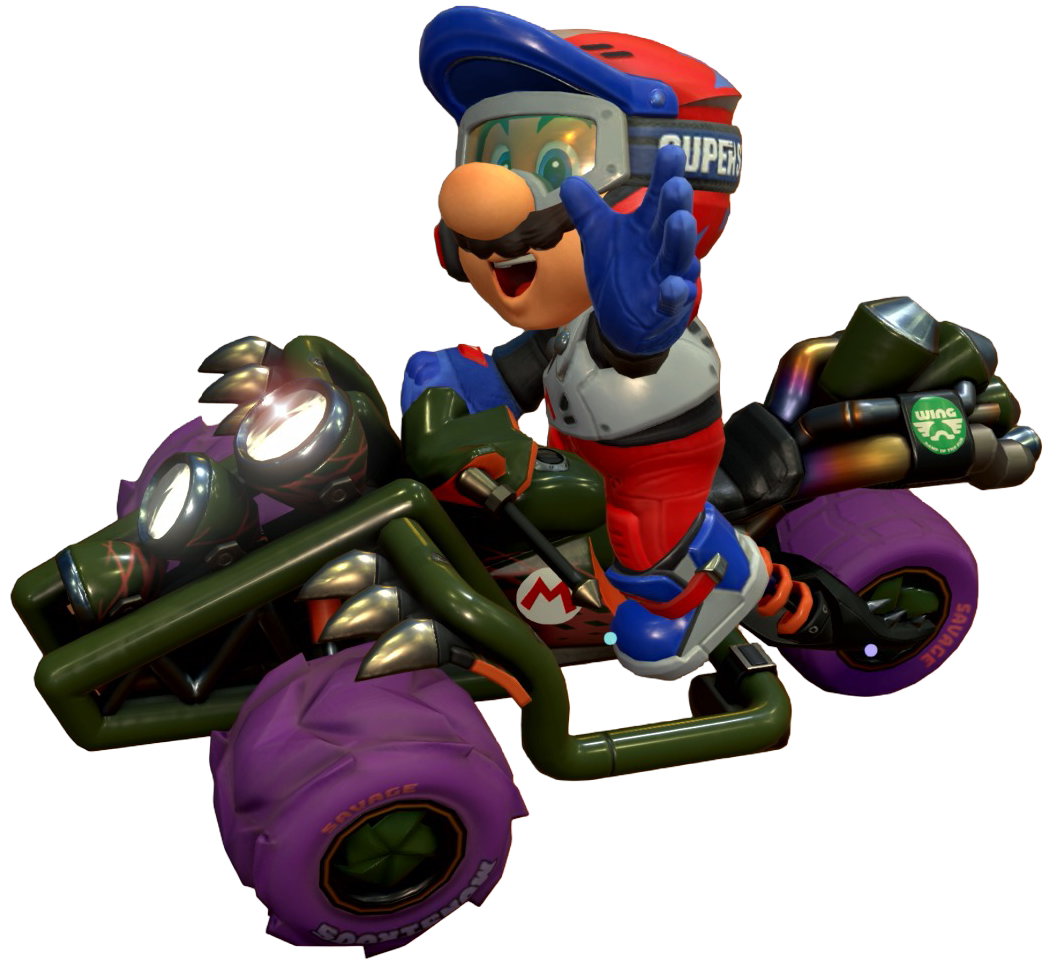 Transparent Mario All-Terrain Costume Render 10