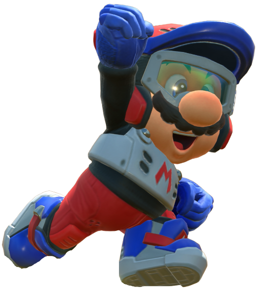 Transparent Mario All-Terrain Costume Render 11