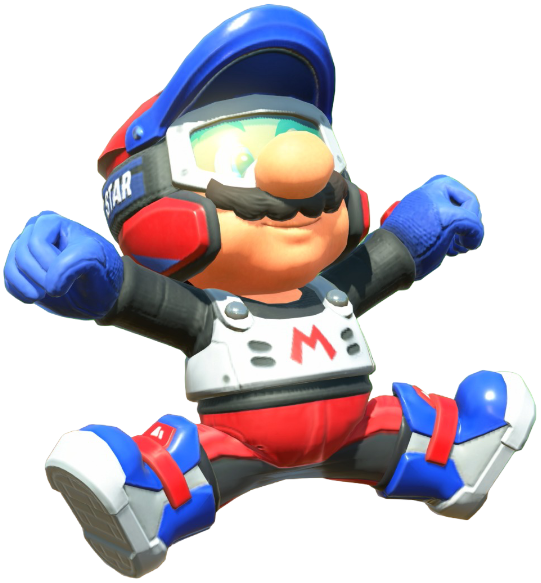 Transparent Mario All-Terrain Costume Render 15
