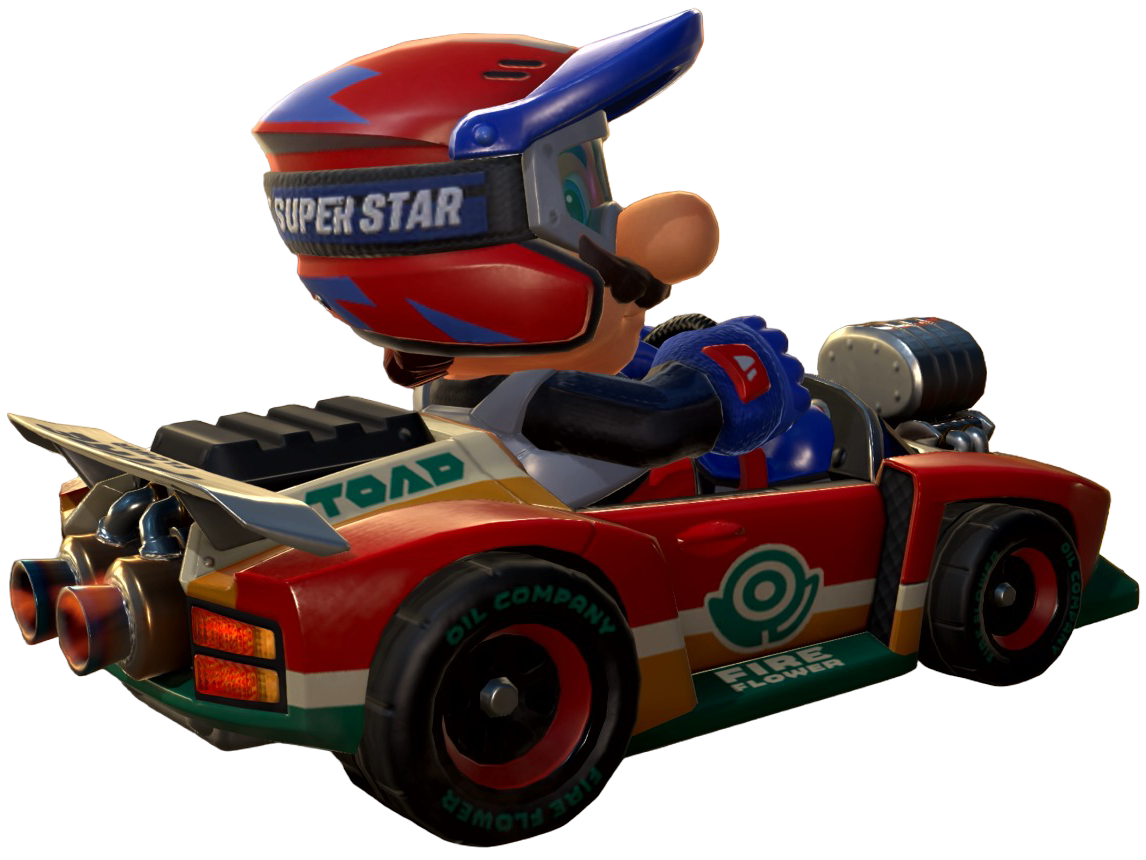 Transparent Mario All-Terrain Costume Render 3