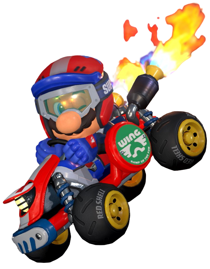 Transparent Mario All-Terrain Costume Render 4