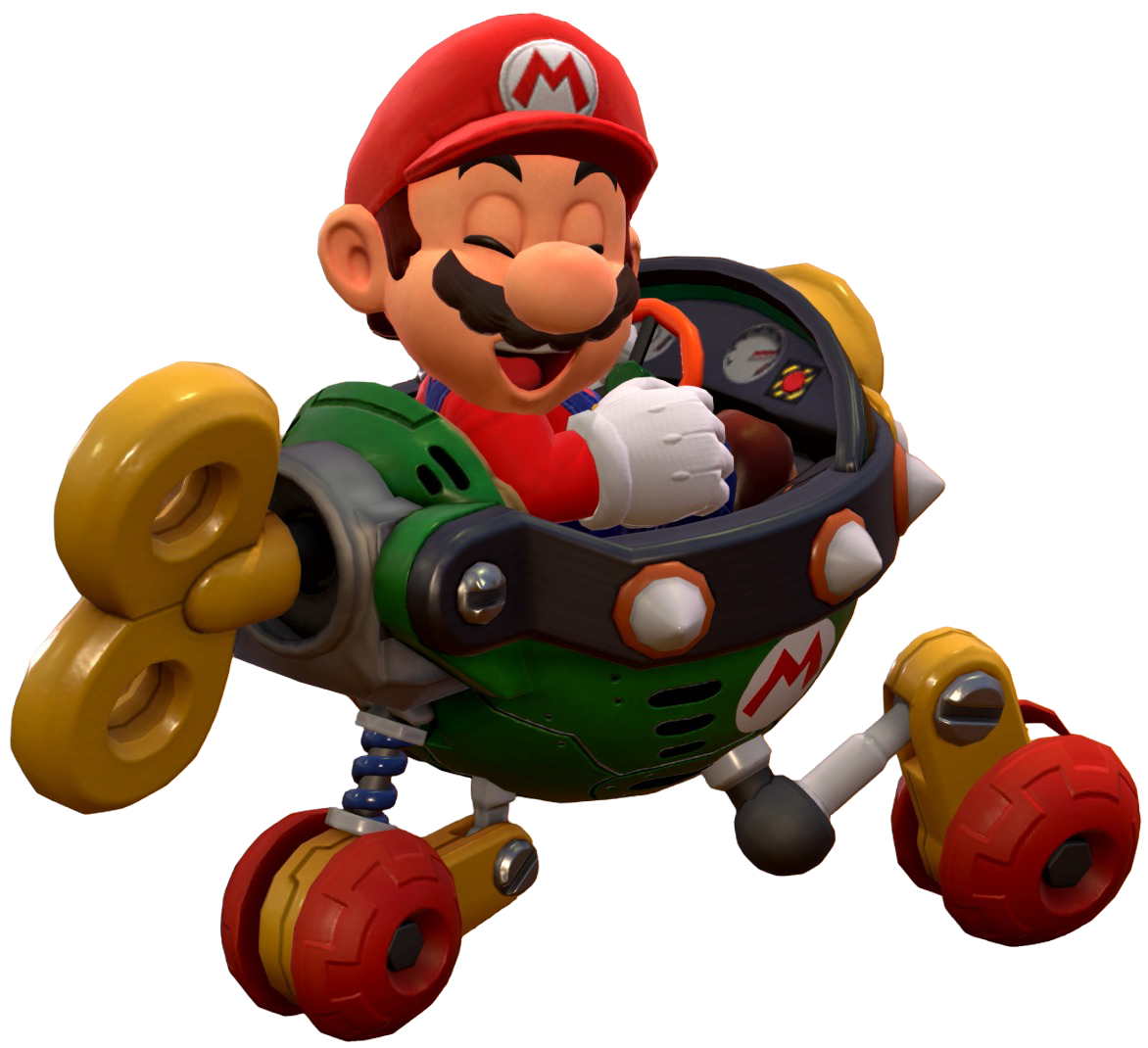 Transparent Mario Default Costume Render 10