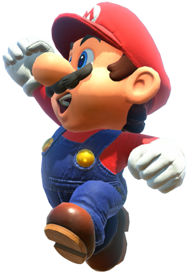 Transparent Mario Default Costume Render 13