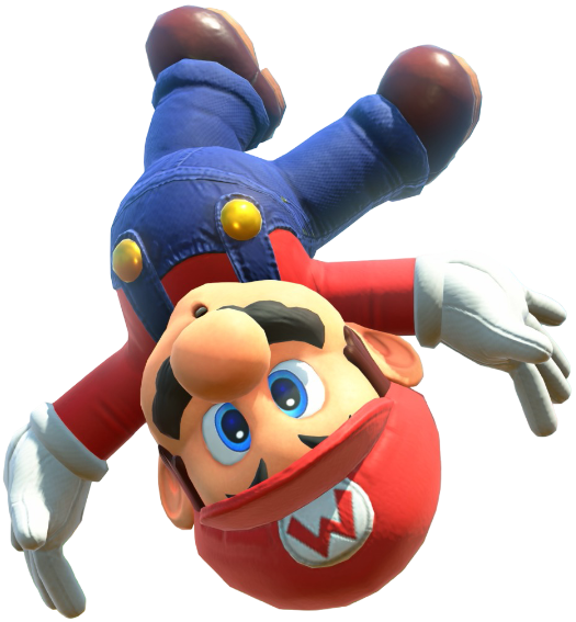 Transparent Mario Default Costume Render 14