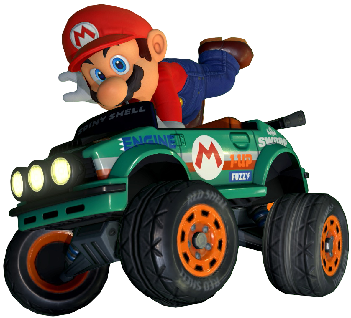 Transparent Mario Default Costume Render 5