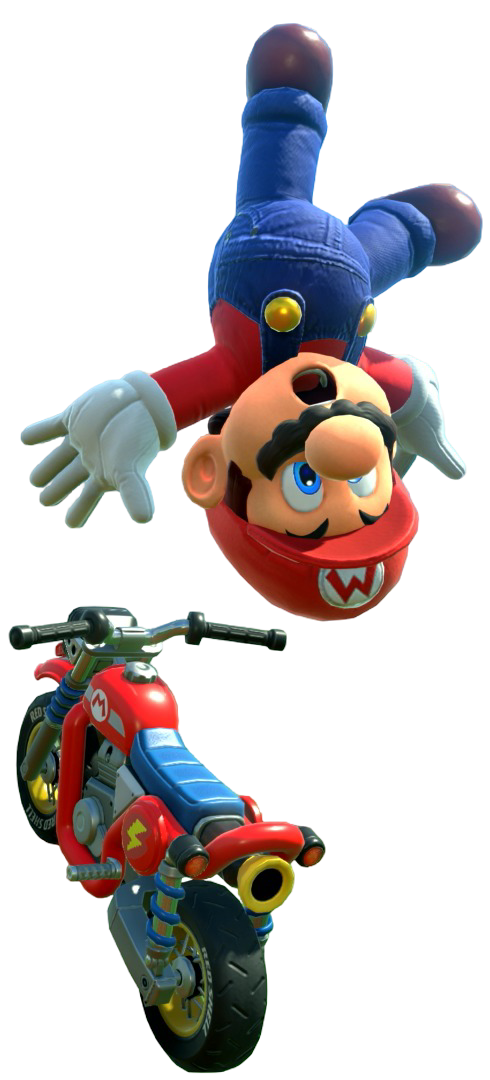 Transparent Mario Default Costume Render 6
