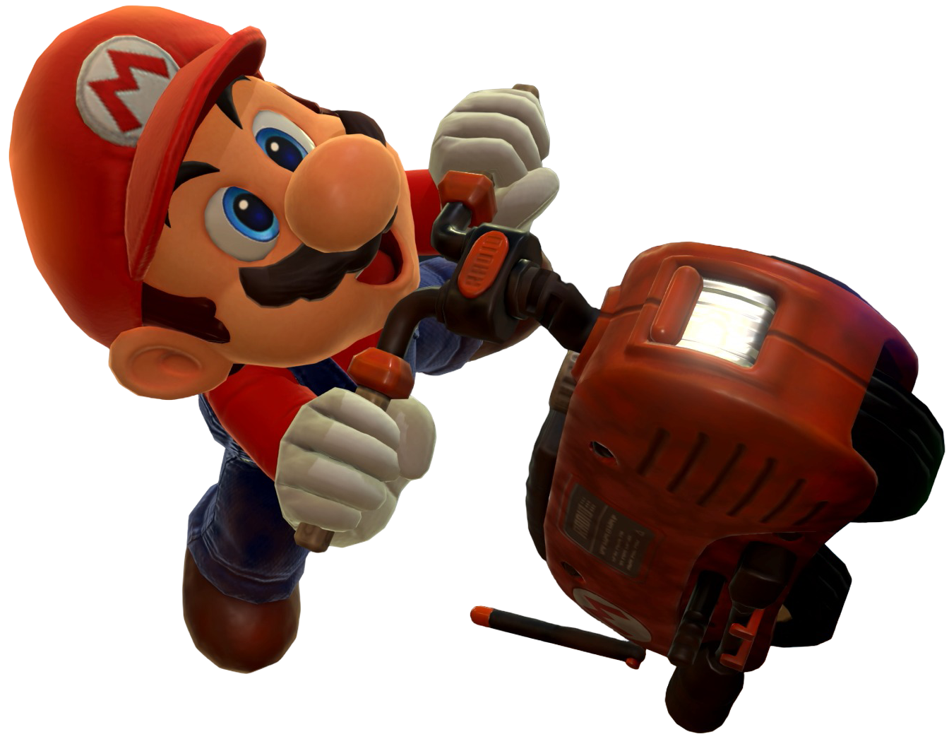 Transparent Mario Default Costume Render 9