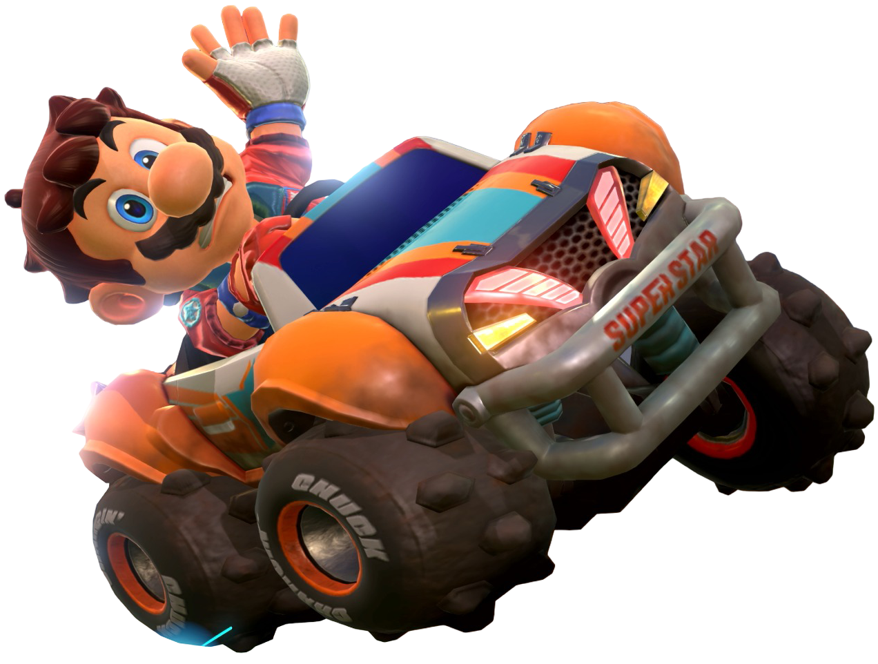 Transparent Mario Touring Costume Render 1