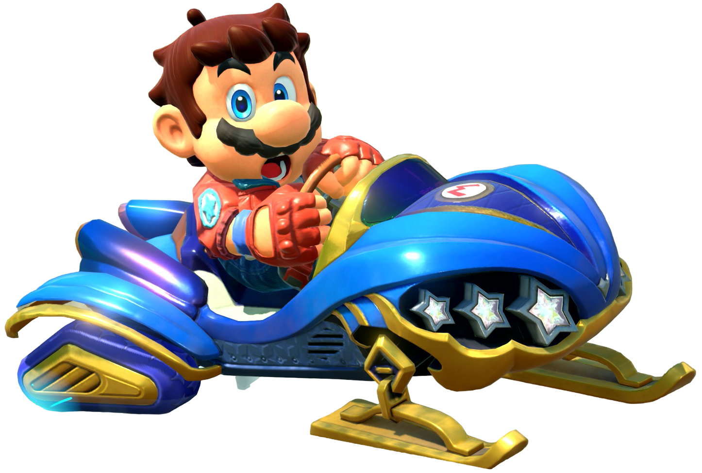 Transparent Mario Touring Costume Render 10