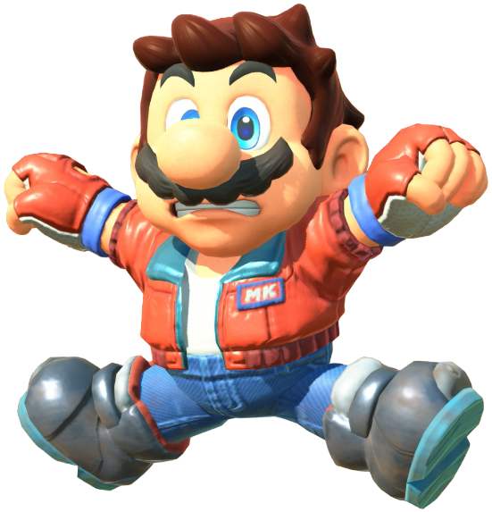 Transparent Mario Touring Costume Render 11