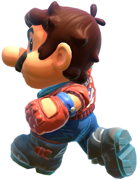 Transparent Mario Touring Costume Render 14