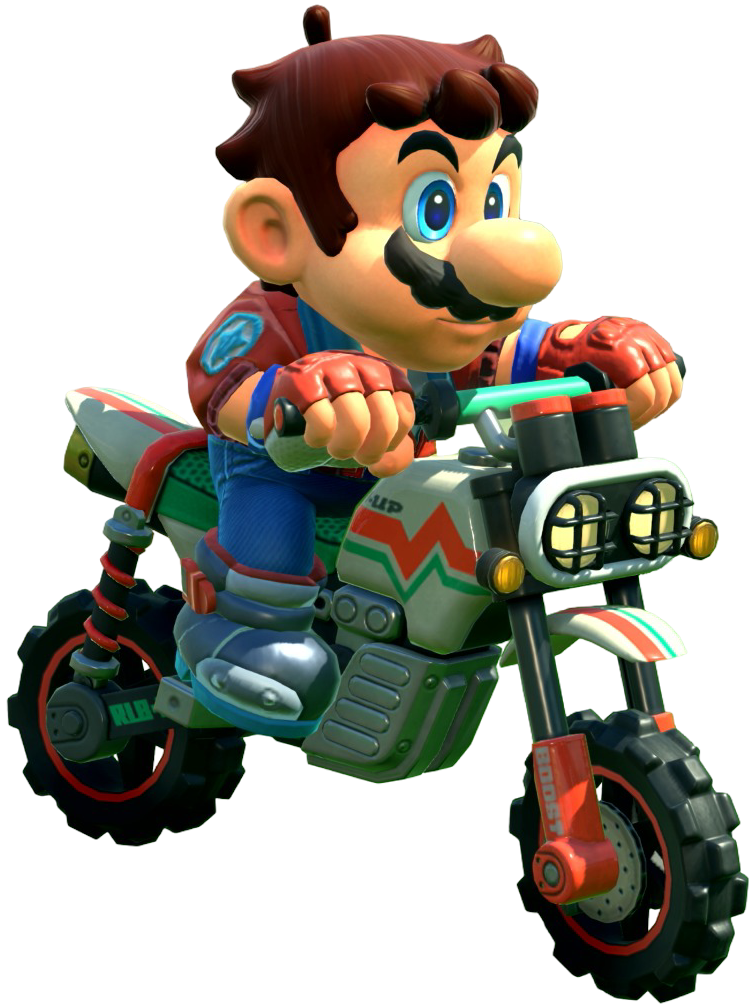 Transparent Mario Touring Costume Render 7