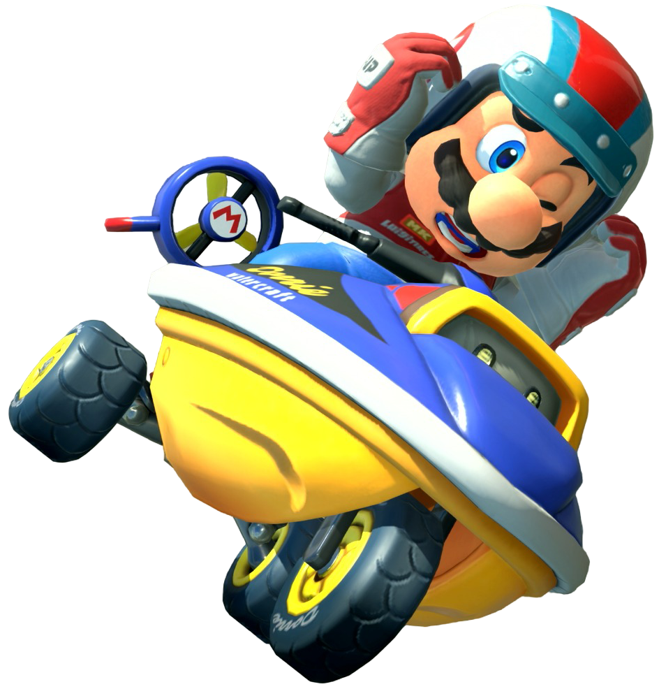 Transparent Mario Pro Racer Costume Render 8