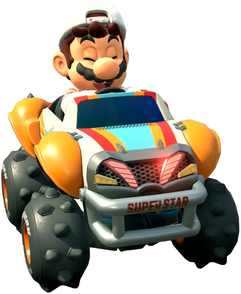 Transparent Mario Mechanic Costume Render 1