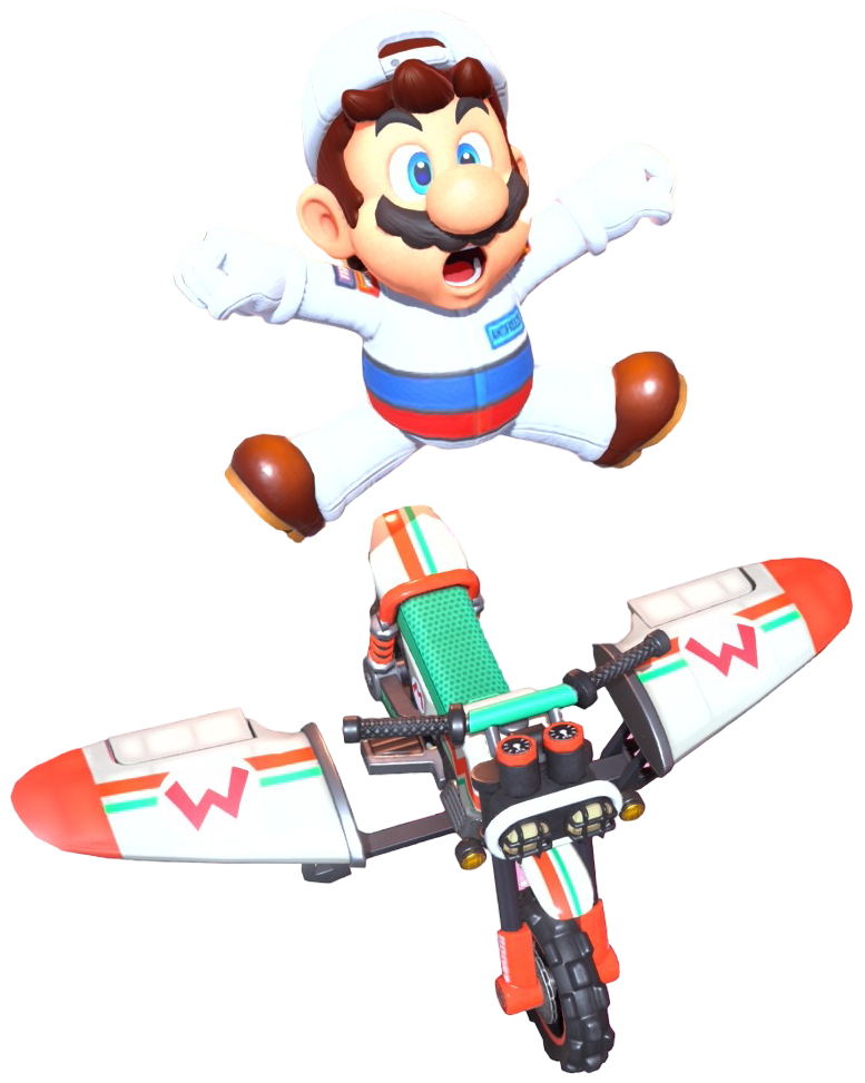 Transparent Mario Mechanic Costume Render 10