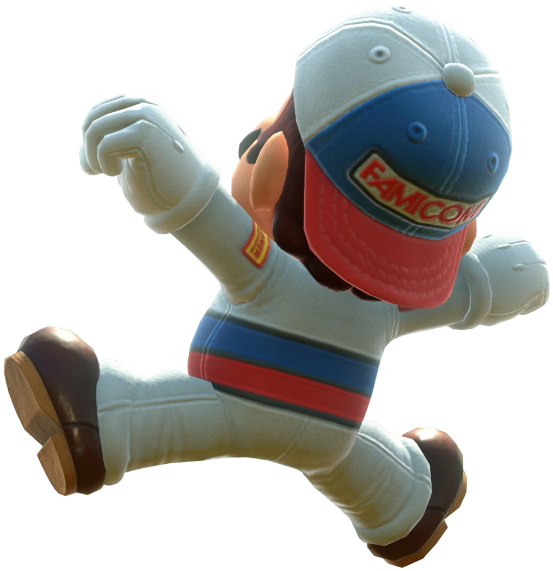Transparent Mario Mechanic Costume Render 12