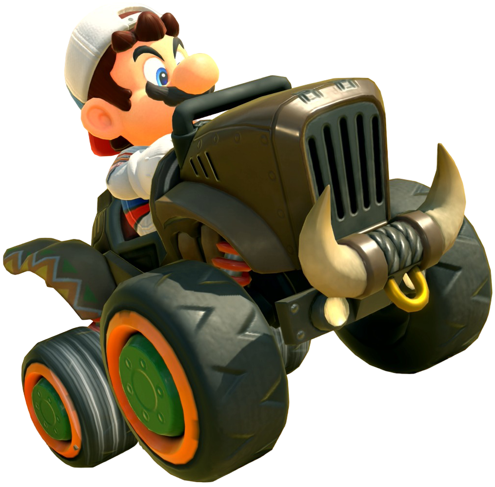 Transparent Mario Mechanic Costume Render 4