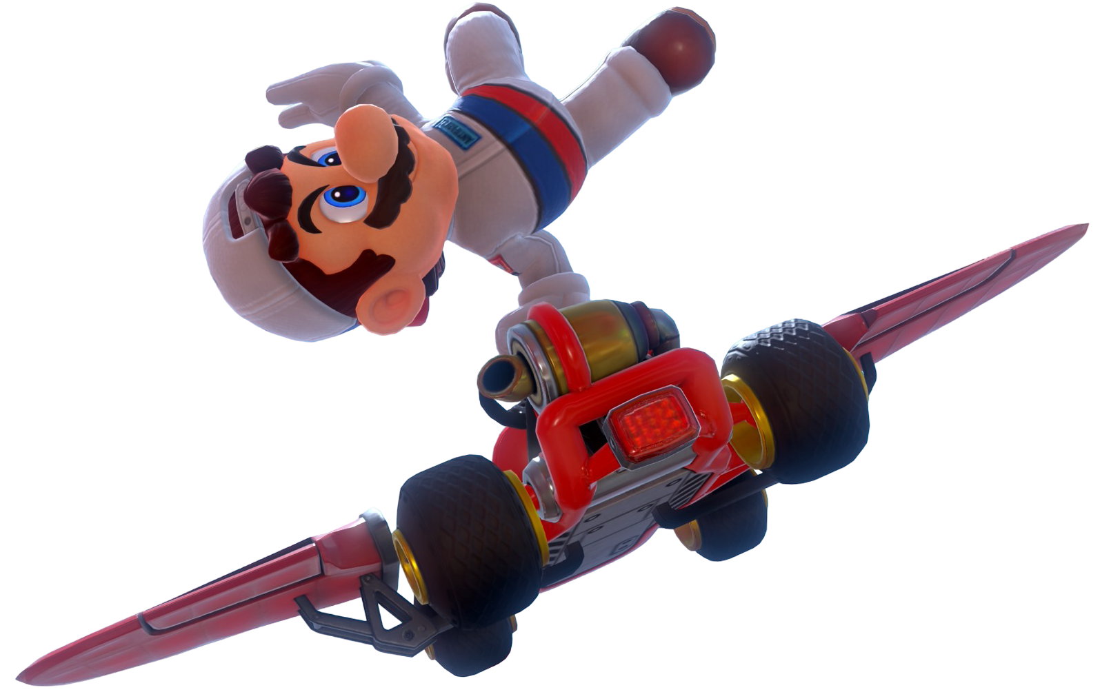 Transparent Mario Mechanic Costume Render 5