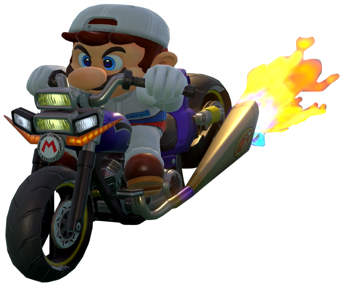 Transparent Mario Mechanic Costume Render 7