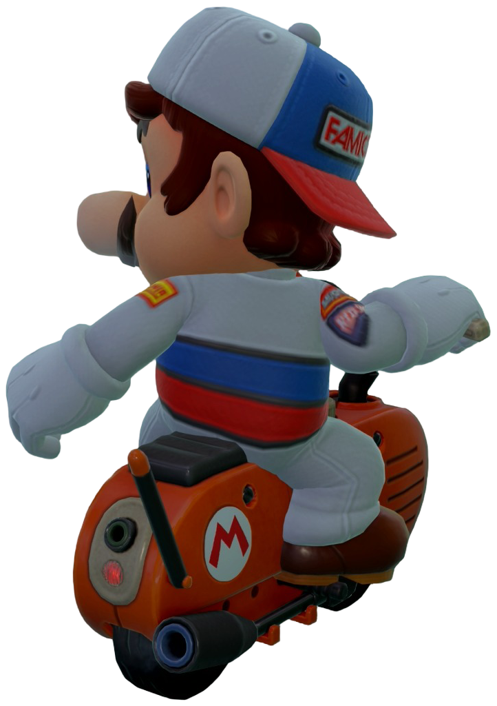 Transparent Mario Mechanic Costume Render 8