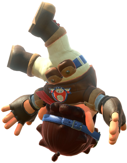 Transparent Mario Dune Rider Costume Render 13