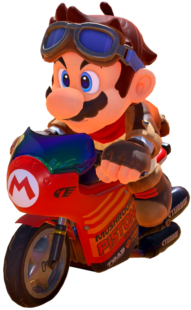 Transparent Mario Dune Rider Costume Render 9