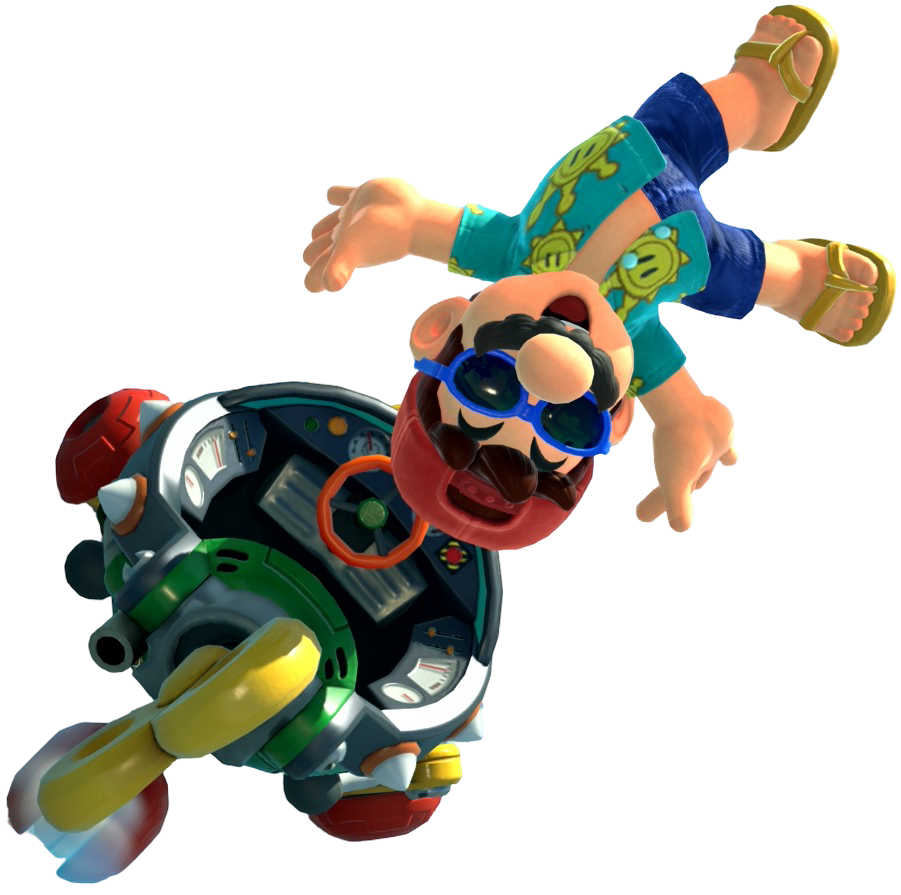 Transparent Mario Sightseeing Costume Render 10